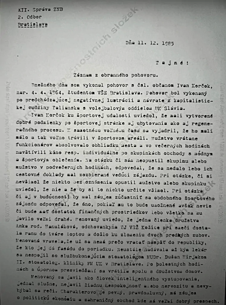 Hoax Ivan Korčok