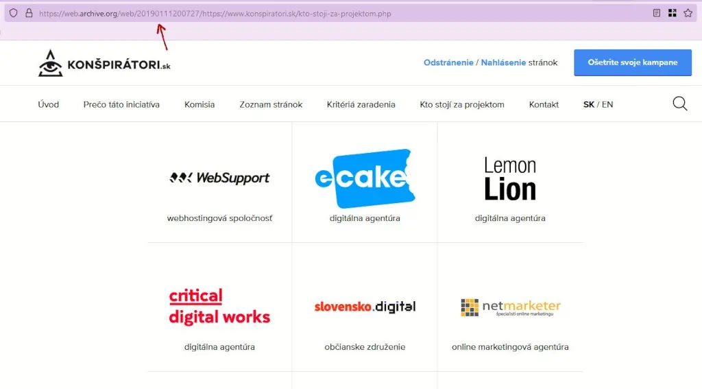 Websupport.sk podporuje Konšpirátori.sk