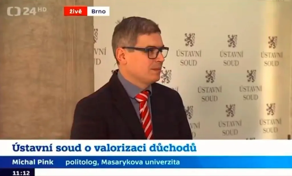 Politolog Michal Pink Ústavní soud