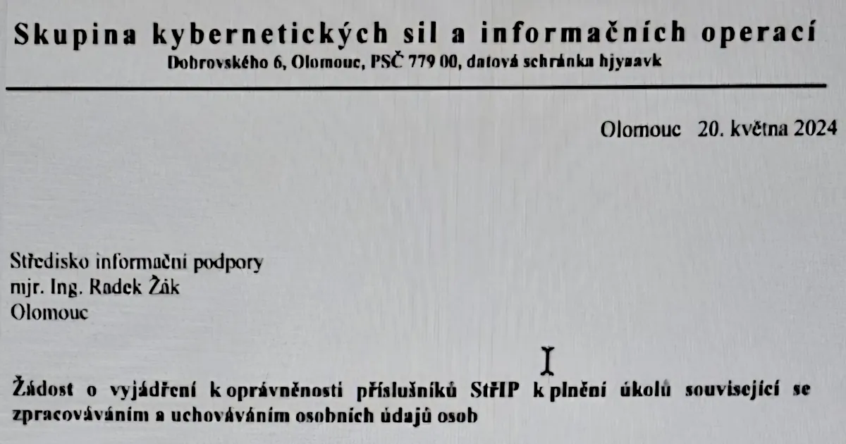 Armáda StřIP sledování uživatelů
